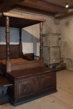 Castello di Chillon camera da letto