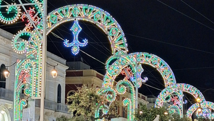 Viaggio in Puglia in macchina Gallipoli luminarie