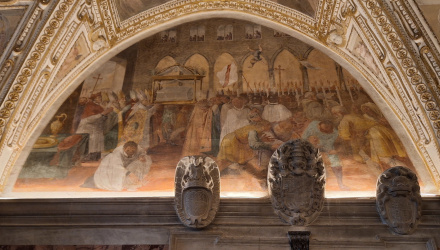 Cripta di Sant'Andrea Quadro con il miracolo
