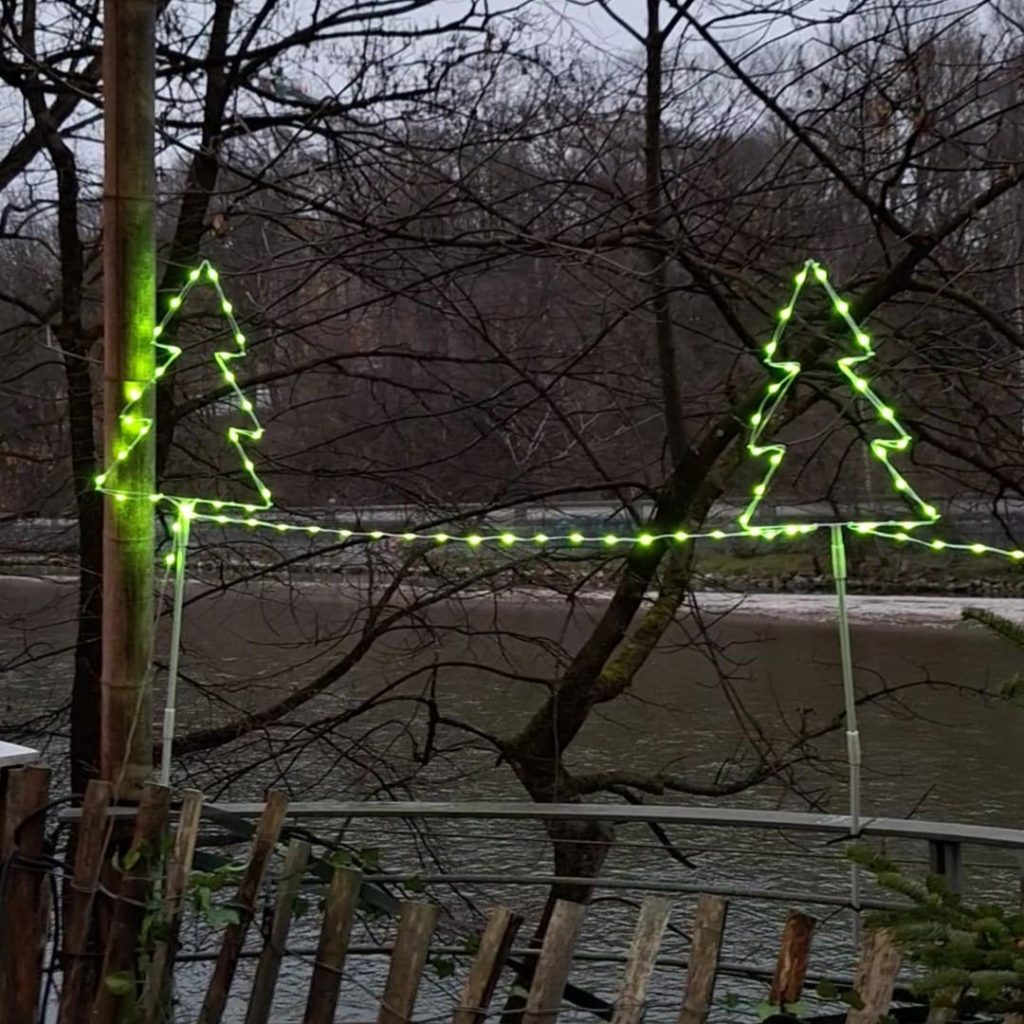 Monaco di Baviera mercatino di Natale al Praterinsel