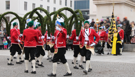 Danza dei Bottai Monaco di Baviera momento di ballo