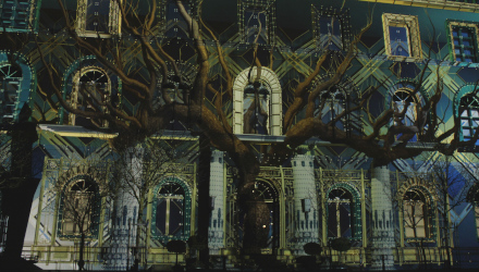 Videomapping nel festival di luci di Murten