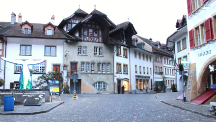 Visita di Murten Hauptgasse con Rüberloch